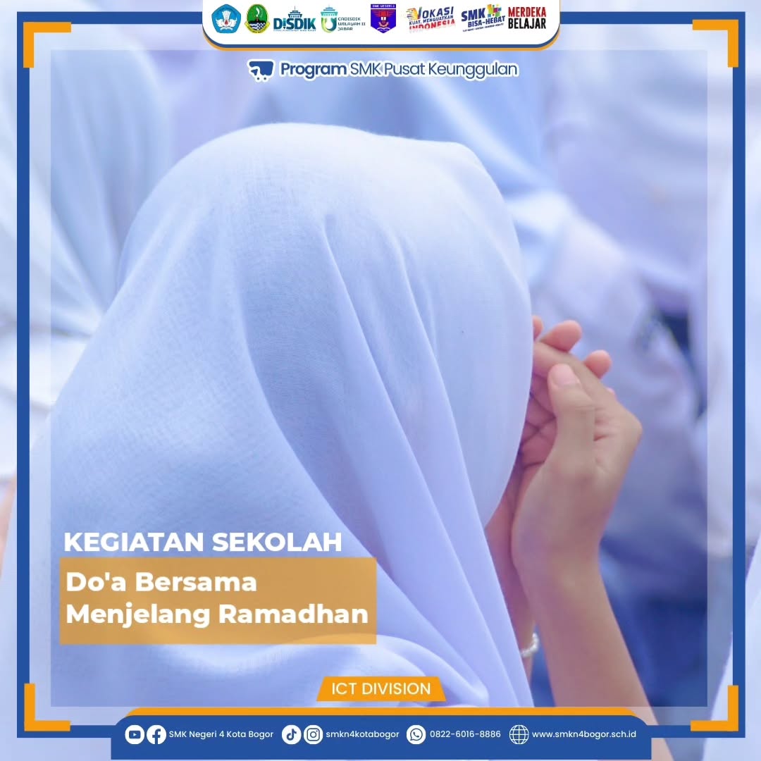 SMKN 4 Bogor Gelar Doa Bersama Sambut Ramadan