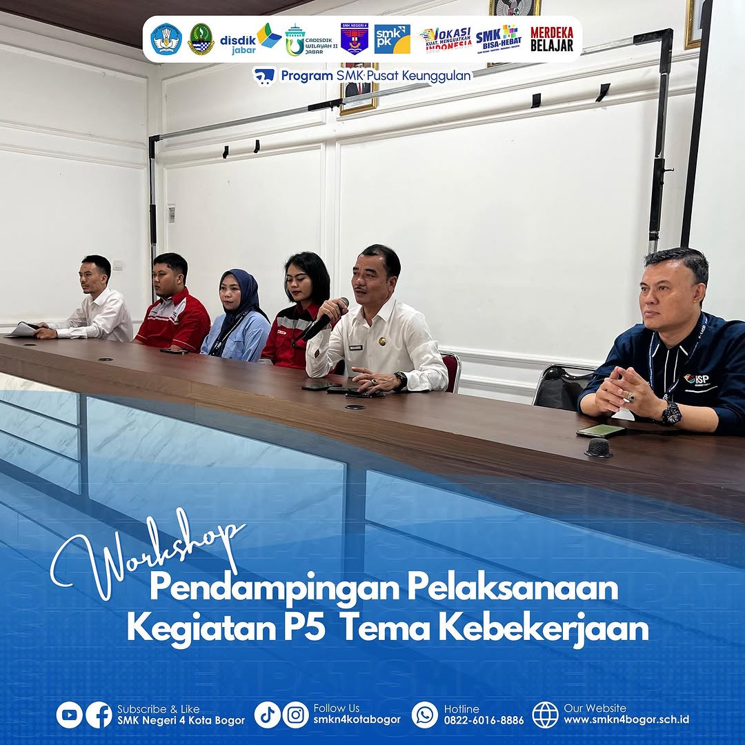 SMKN 4 Bogor Gelar Workshop P5 Tema Kebekerjaan