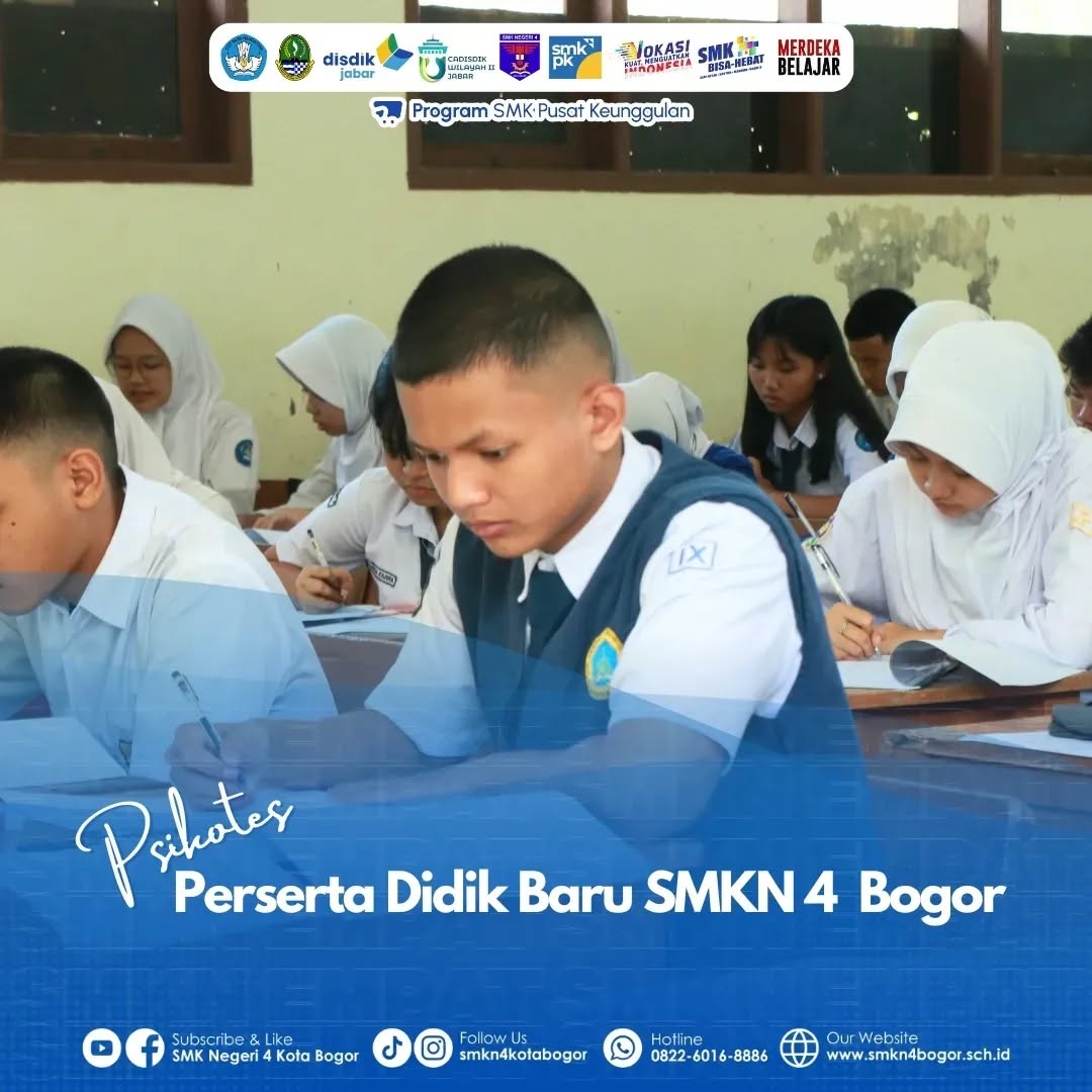 Tes Psikotes Siswa Baru SMKN 4 Bogor