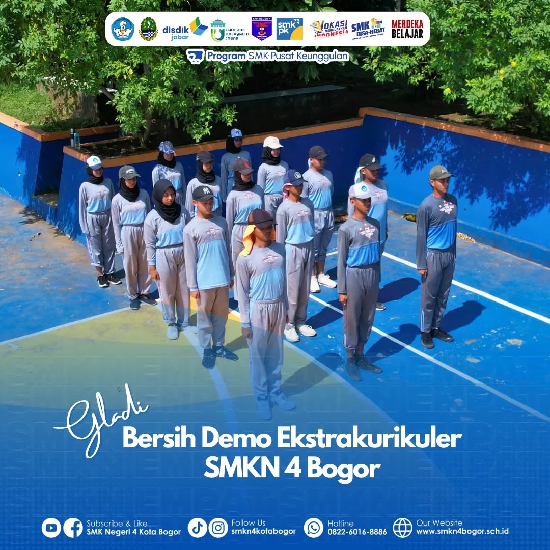 Gladi Bersih Demo Ekstrakurikuler SMKN 4 Bogor