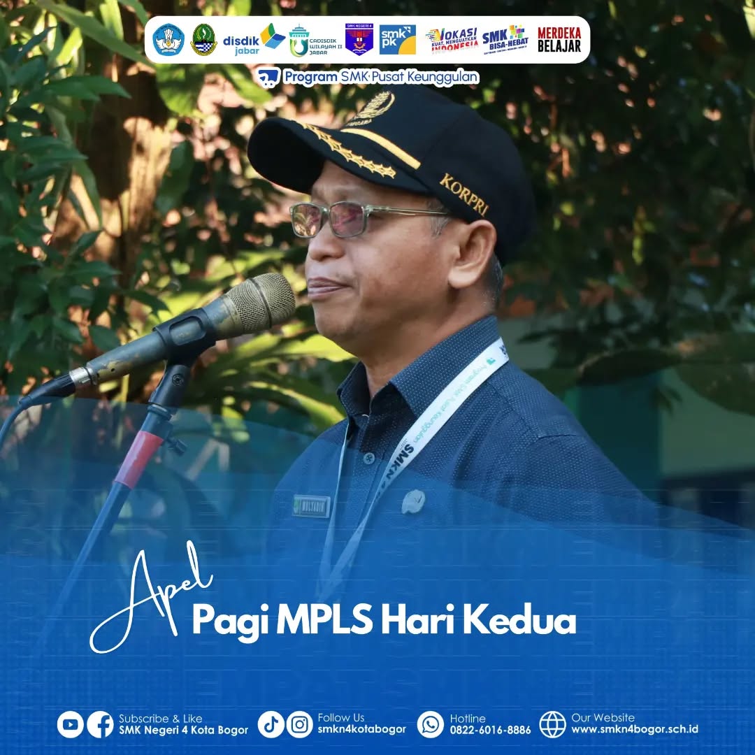 Apel Pagi MPLS Hari Kedua SMKN 4 Bogor