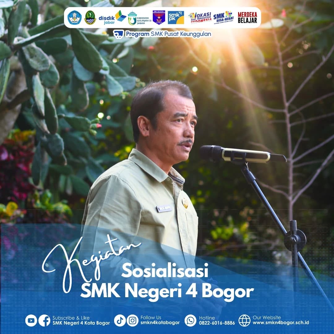 Kepala SMK Negeri 4 Bogor Berikan Sosialisasi