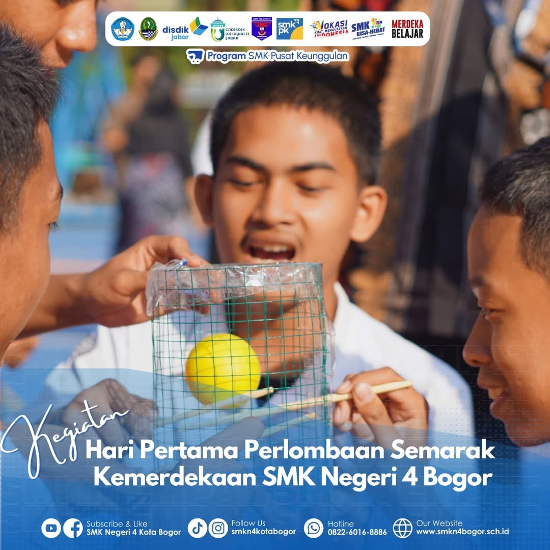 Semarak Kemerdekaan Hari Pertama di SMK Negeri 4 Bogor