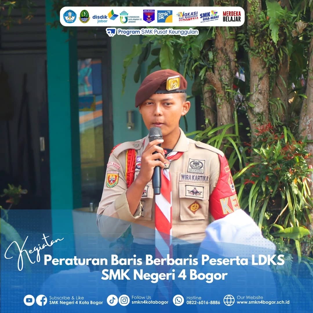 Latihan PBB Tingkatkan Disiplin Siswa SMK Negeri 4 Bogor