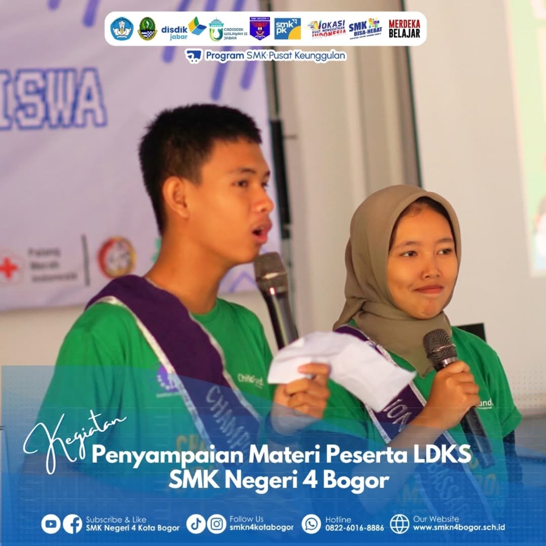 Champion Ambassador Berikan Materi Komunikasi di SMK Negeri 4 Bogor