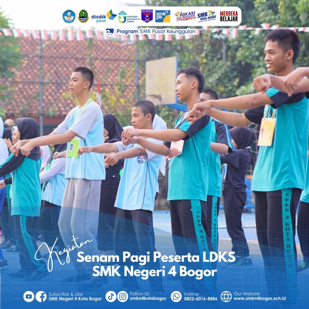 Senam Pagi LDKS SMK Negeri 4 Bogor