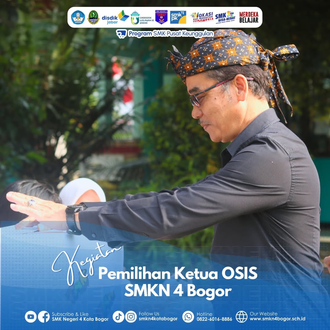 Pemilihan Ketua OSIS SMK Negeri 4 Bogor 2024/2025