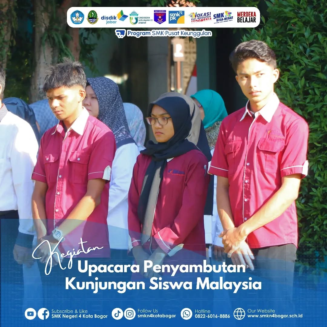 SMK Negeri 4 Bogor Sambut Siswa dari Malaysia