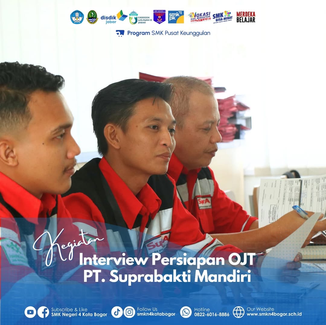 SMKN 4 Bogor Gelar Interview OJT PT. Suprabakti Mandiri