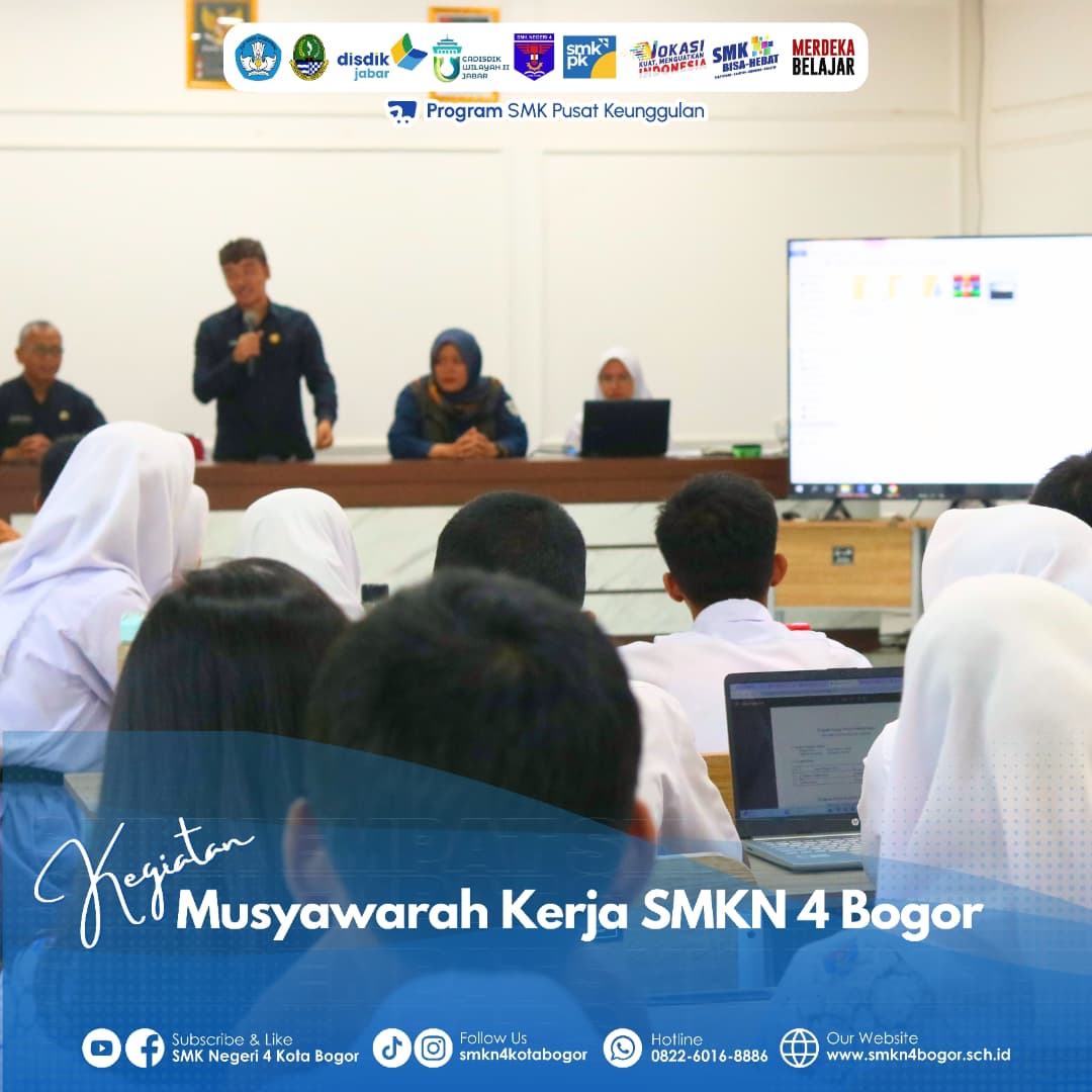 Musyawarah Kerja SMK Negeri 4 Bogor