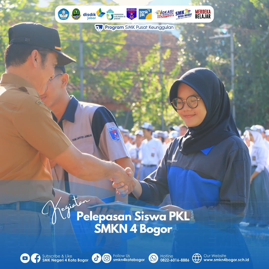 Pelepasan Siswa PKL SMKN 4 Bogor