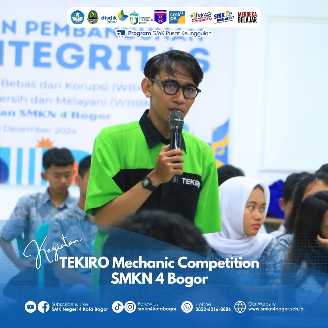 SMKN 4 Bogor Gelar Tekiro Mechanic Competition