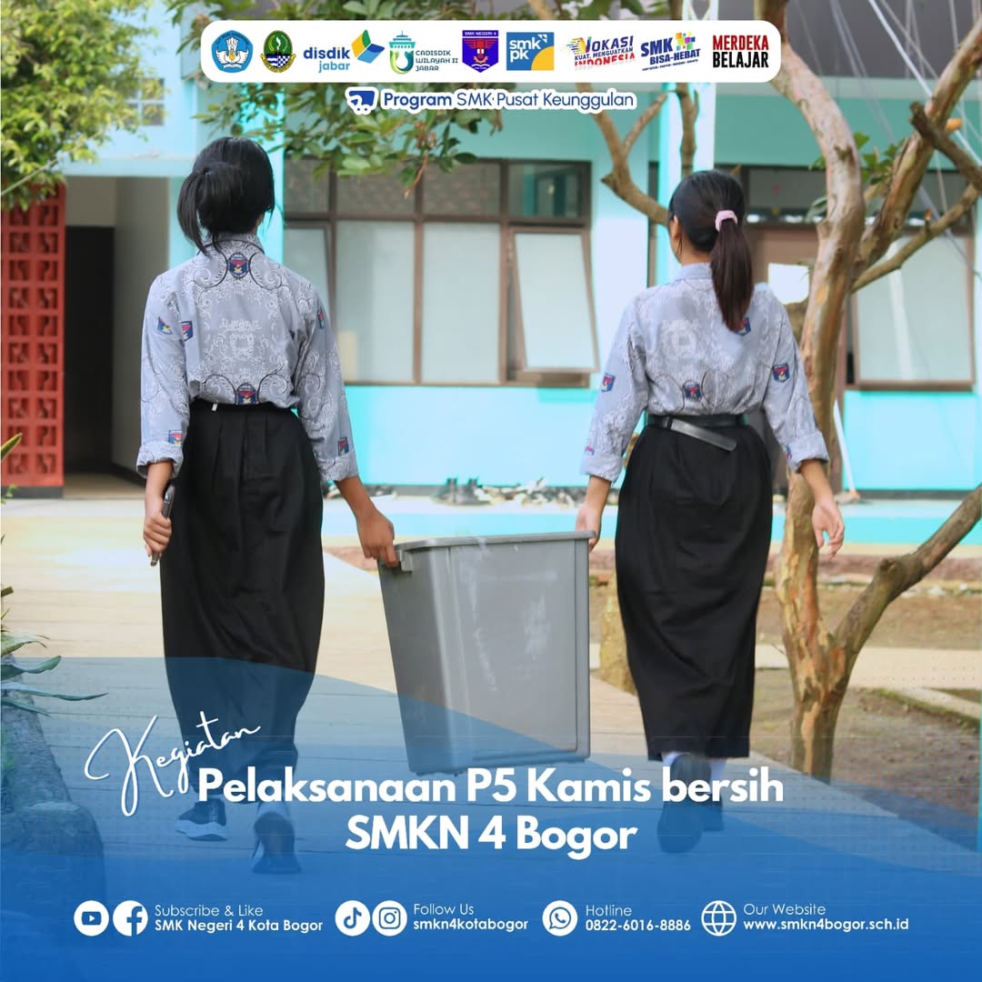 SMKN 4 Bogor Laksanakan Kamis Bersih