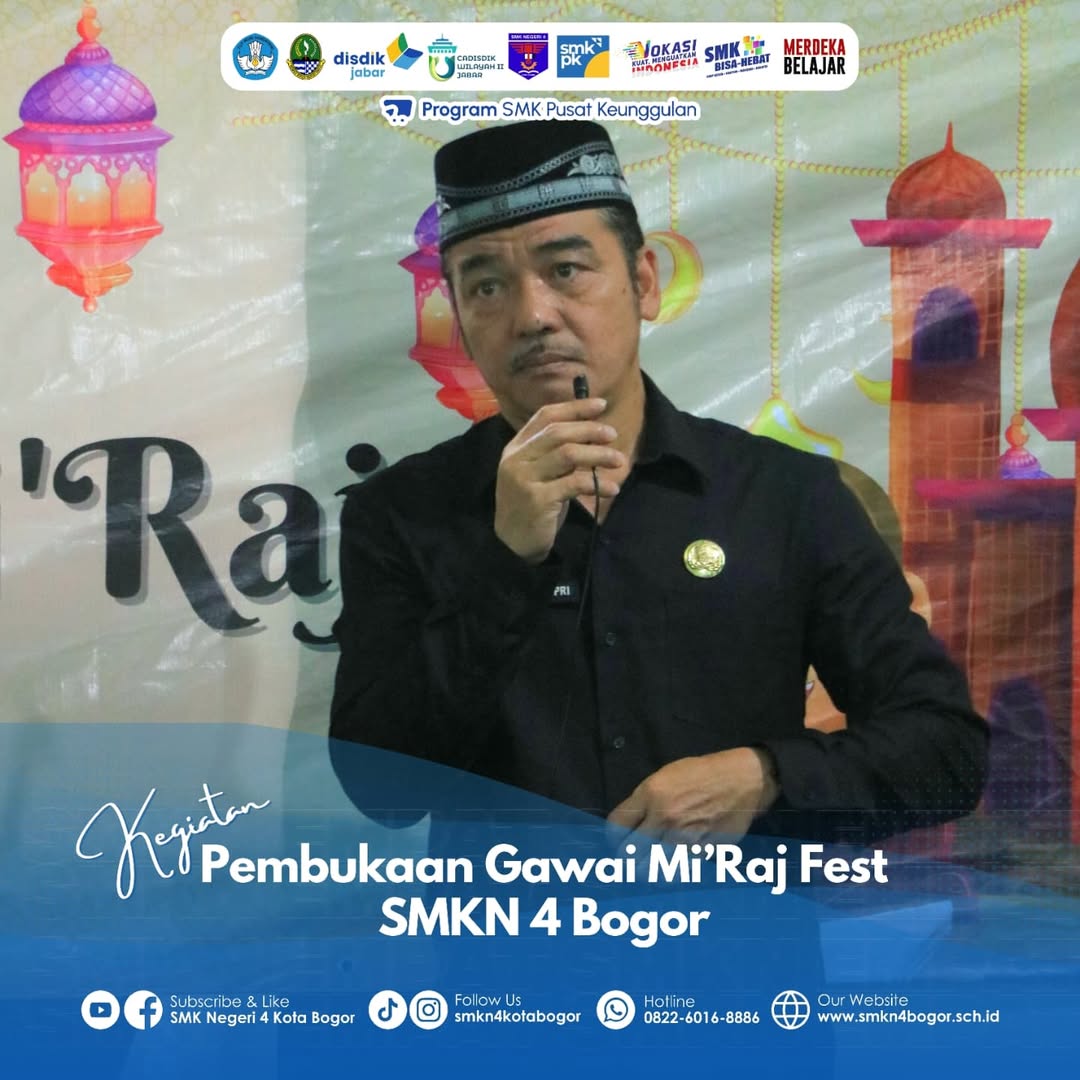 Pembukaan Gawai Mi'Raj Fest di SMKN 4 Bogor