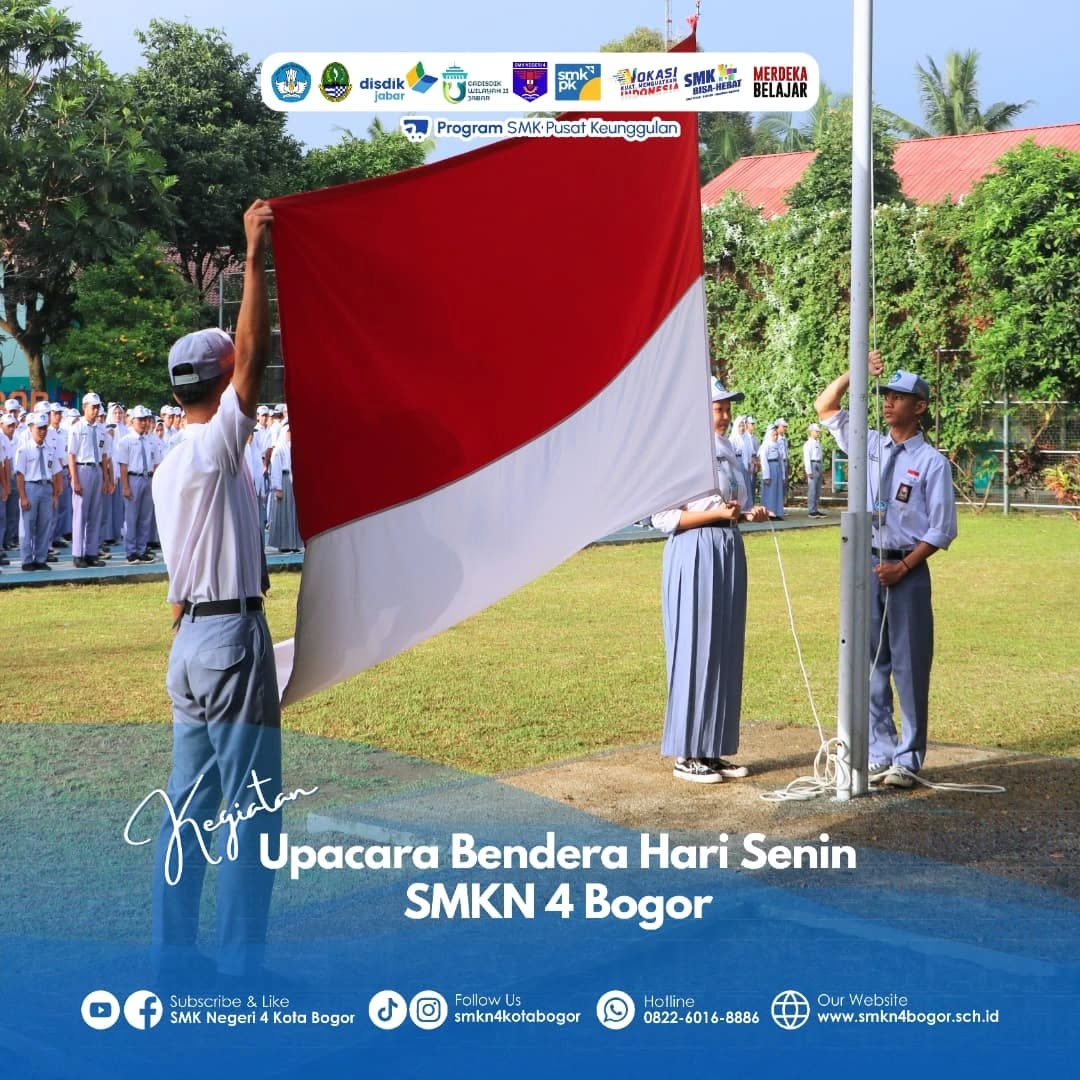 Upacara Bendera di SMKN 4 Bogor Digelar 24 Februari 2025