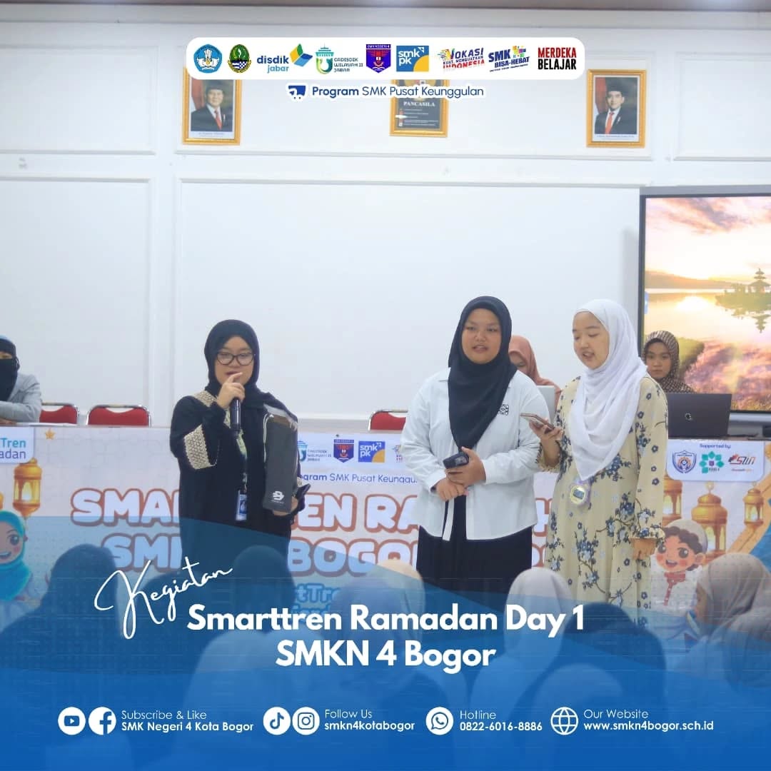 Smarttren Ramadan Hari ke-1 di SMKN 4 Bogor
