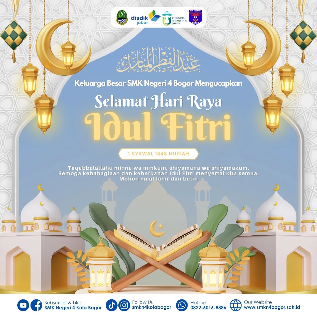 SMKN 4 Bogor Ucapkan Selamat Idul Fitri