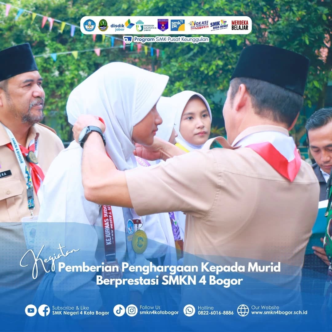 SMK Negeri 4 Bogor Berikan Penghargaan Kepada Murid Berprestasi