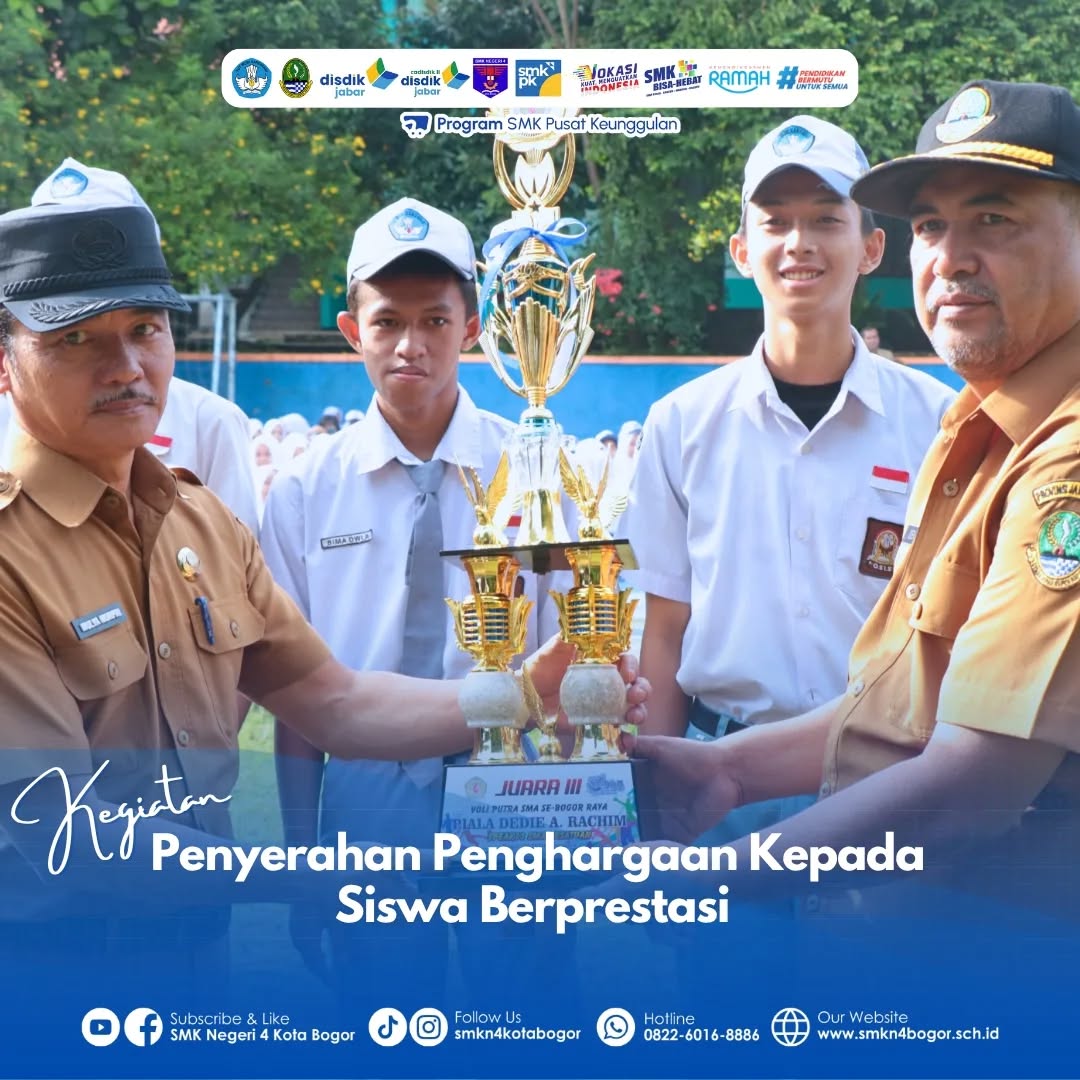 Tim Voli Putra SMKN 4 Bogor Raih Juara 3