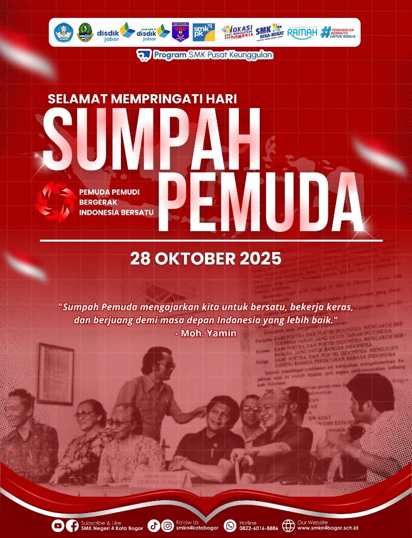 SMKN 4 Bogor Peringati Hari Sumpah Pemuda