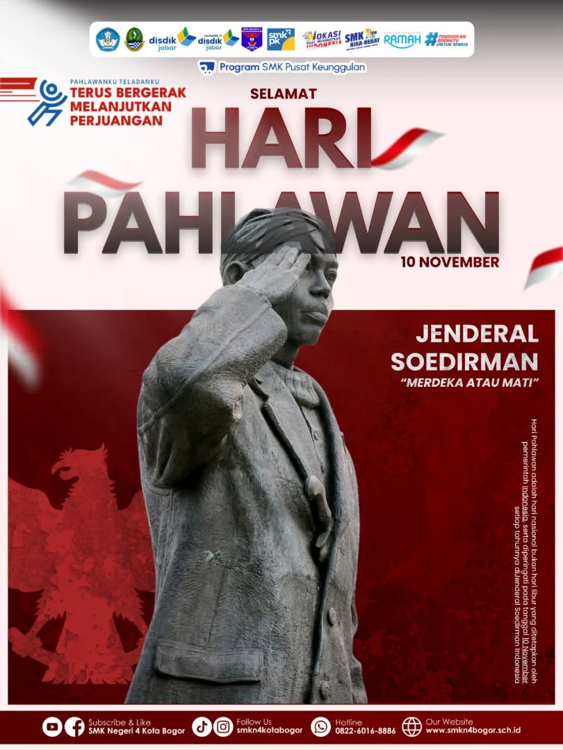 SMKN 4 Bogor Peringati Hari Pahlawan
