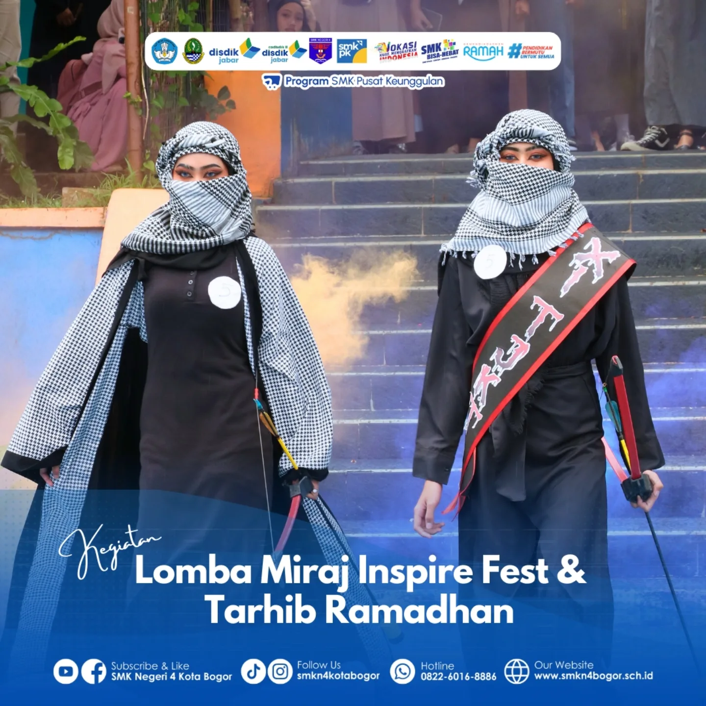 Kegiatan Miraj Inspire Fest & Tarhib Ramadhan Lomba Fashion Show SMKN 4 Kota Bogor 2026